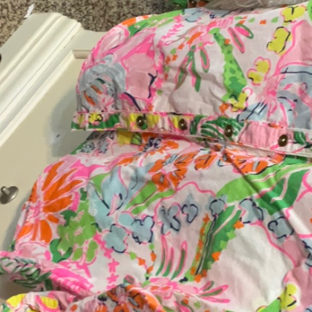 Lilly Pulitzer Colorful Floral Top - Picture 4 of 4